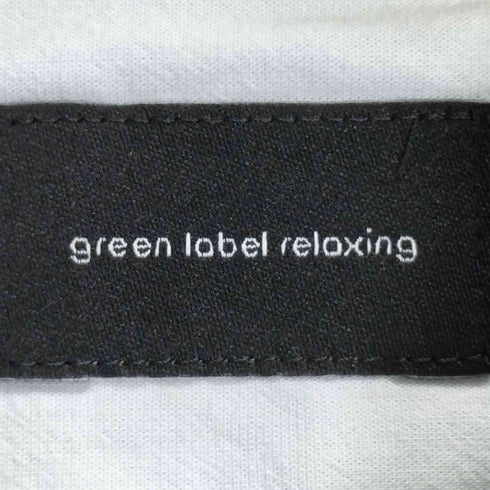 グリーンレーベルリラクシング GREEN LABEL RELAXING コットン シルク ボイル Wパッチポケット シャツ メンズ JPN:M